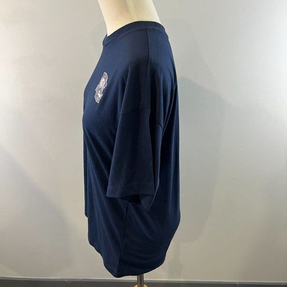 NWOT ABOUND Navy Blue Crew Neck Open Book Club Tee (S) - Picture 4 of 8